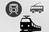 Транспорт: железнодорожный, метро, наземный 