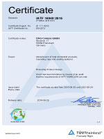 Сертификат системы менеджмента качества IATF 16949:2016