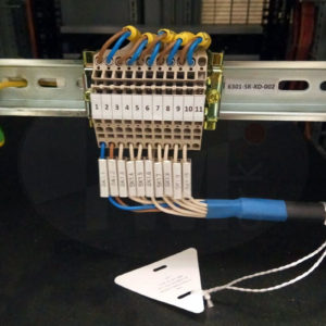 Пример применения гильз Partex PT для маркировки проводов