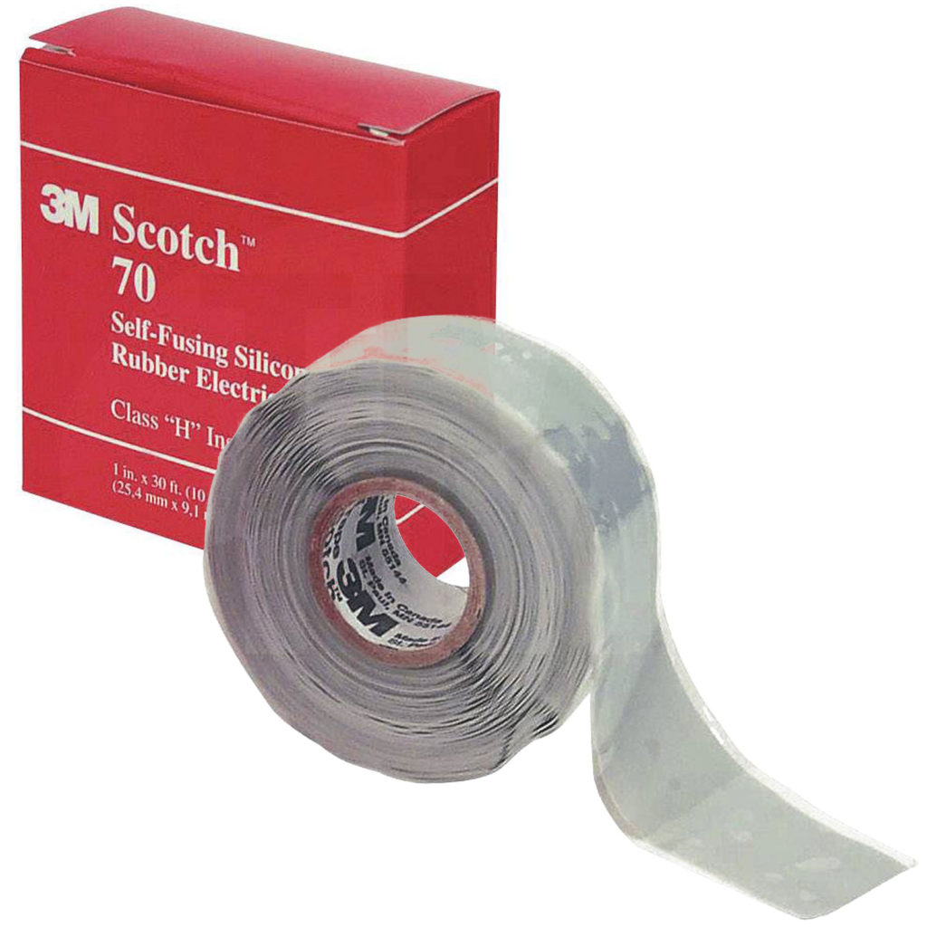 3M Scotch 70 — самослипающаяся силиконовая резиновая изоляционная лента