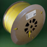 Термоусадочная трубка TMAРК-НГ-3К для печати термоусадочных маркеров на кабельном принтере, жёлтая