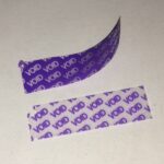 Пломба наклейка VOID фиолетовая из полиэтилена 2216