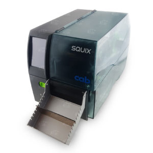 Принтер с установленным гильотинным резаком CSQ 400