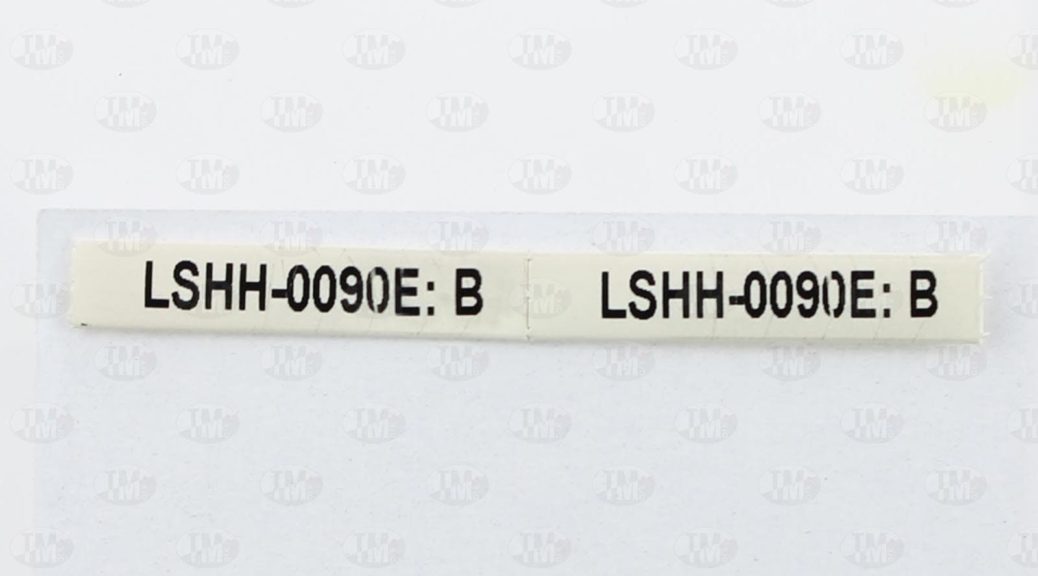 Термоусаживаемый маркер MTSR 3,2*1,0 мм L 30 мм