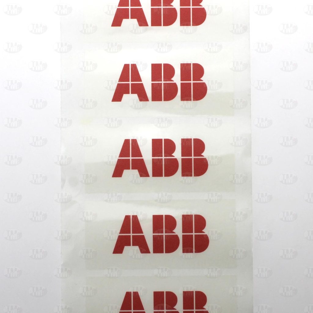 Этикетки с печатью 37*80 мм с логотипом